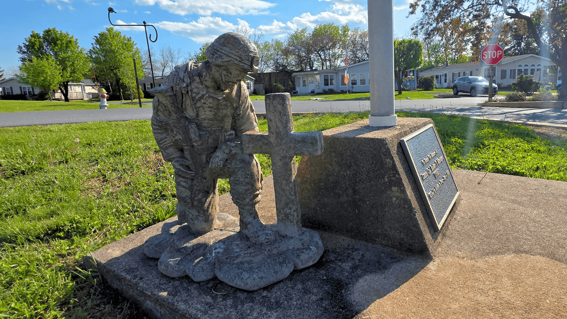 Flagpole at the clubhouse