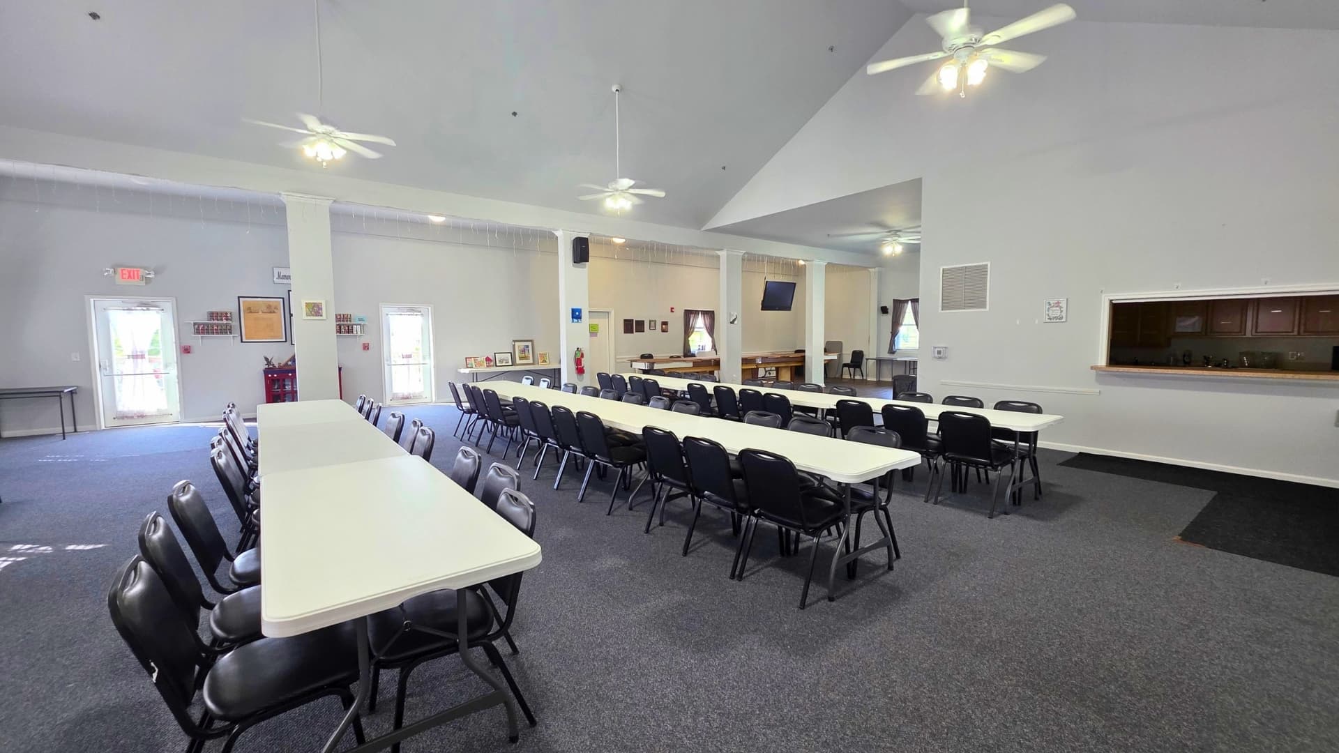 Clubhouse event seating