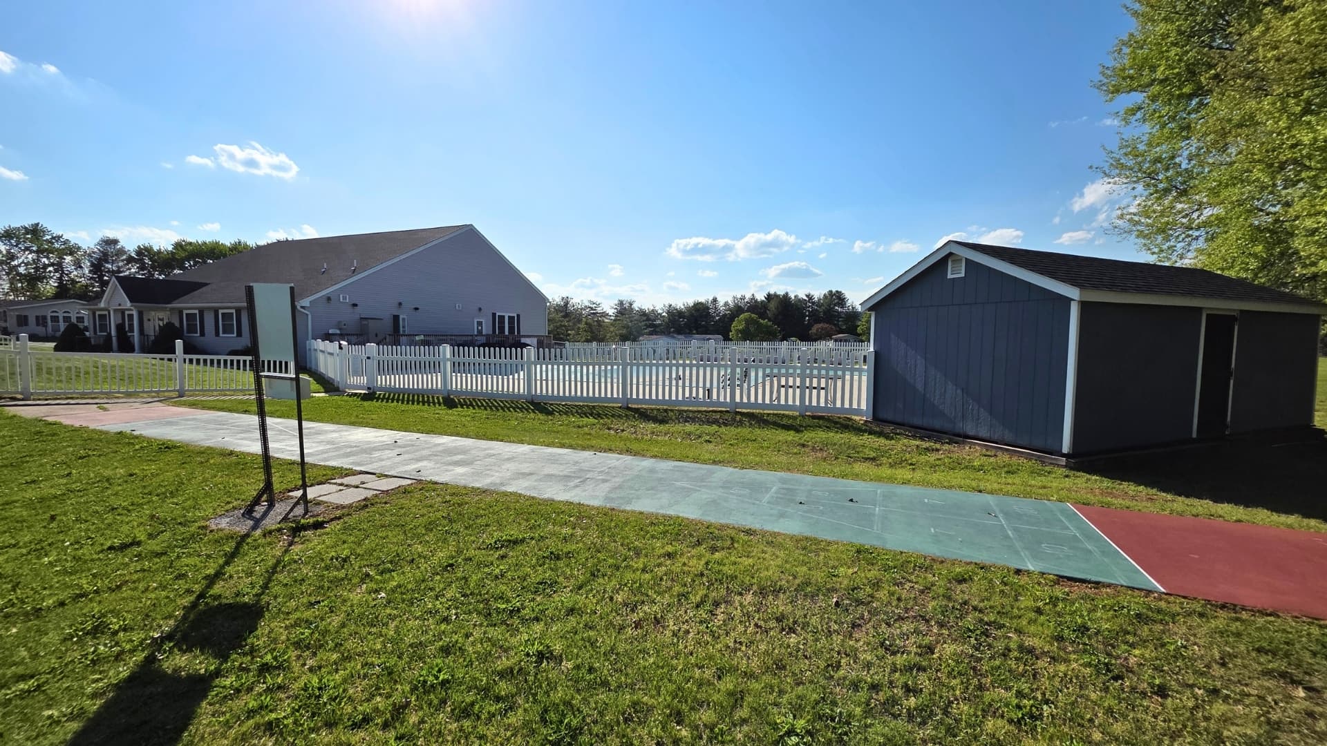 Shuffleboard area